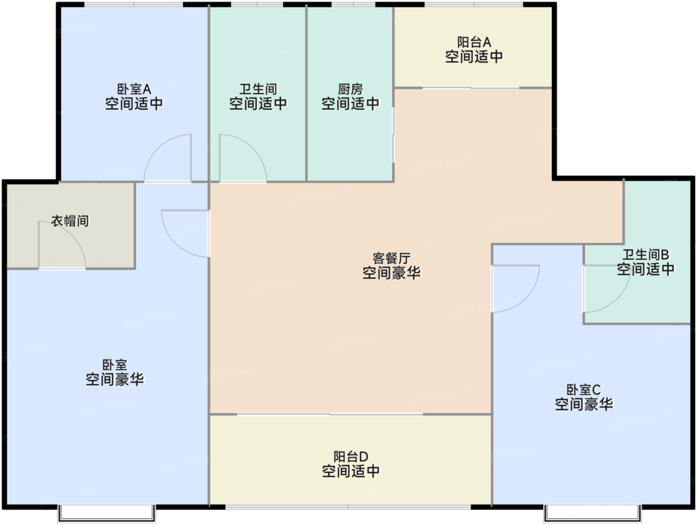 E1户型铂玺140㎡