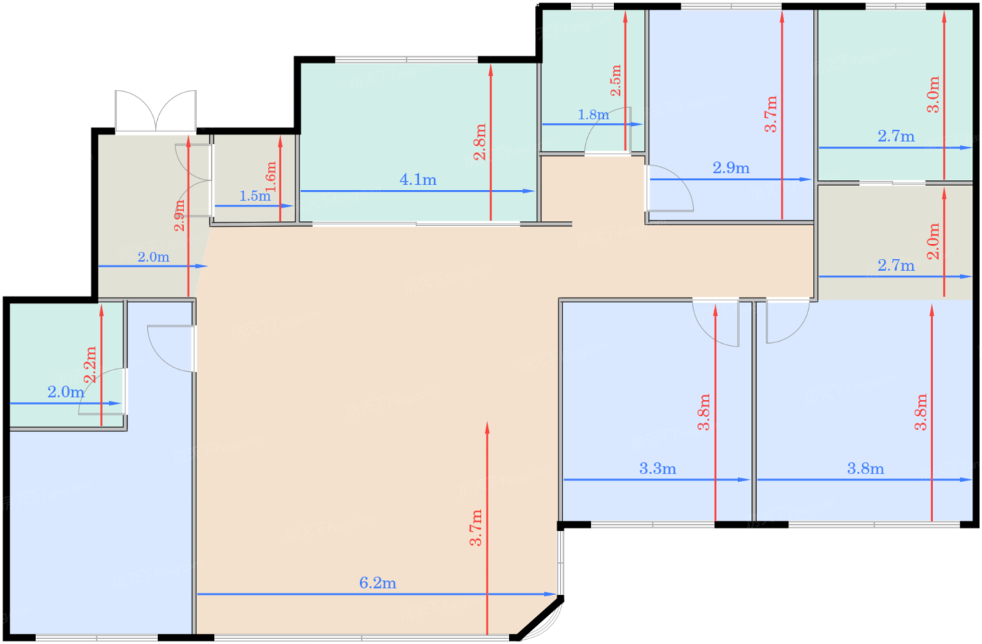 越级新规143m? B2户型