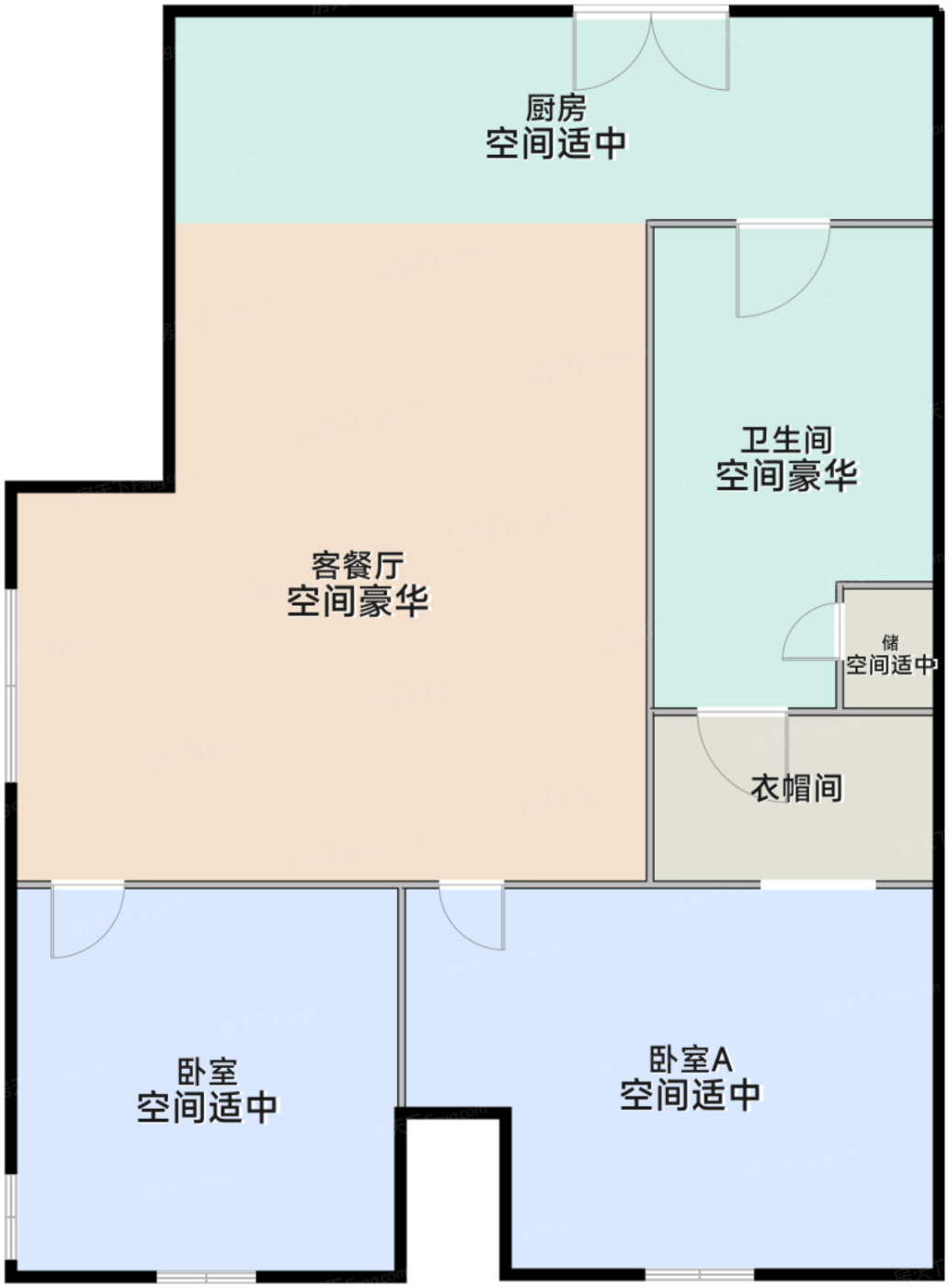 公寓户型110㎡
