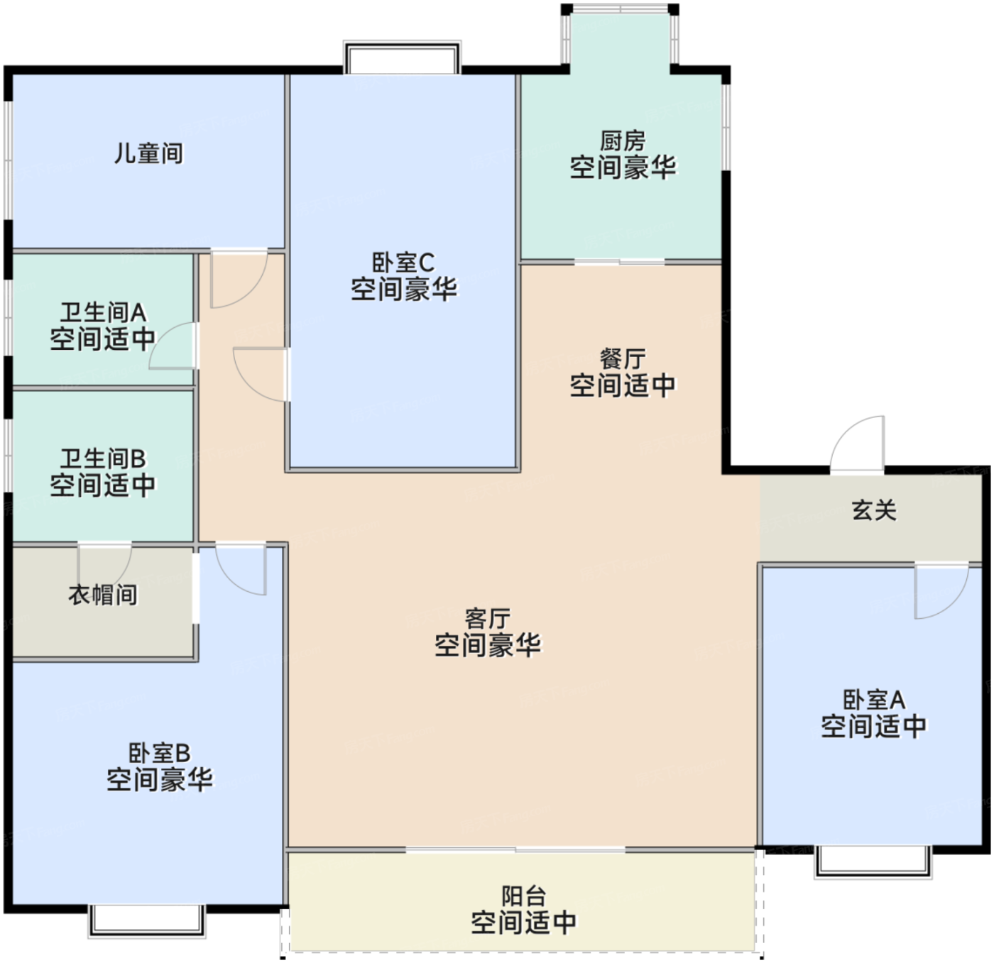 165㎡户型