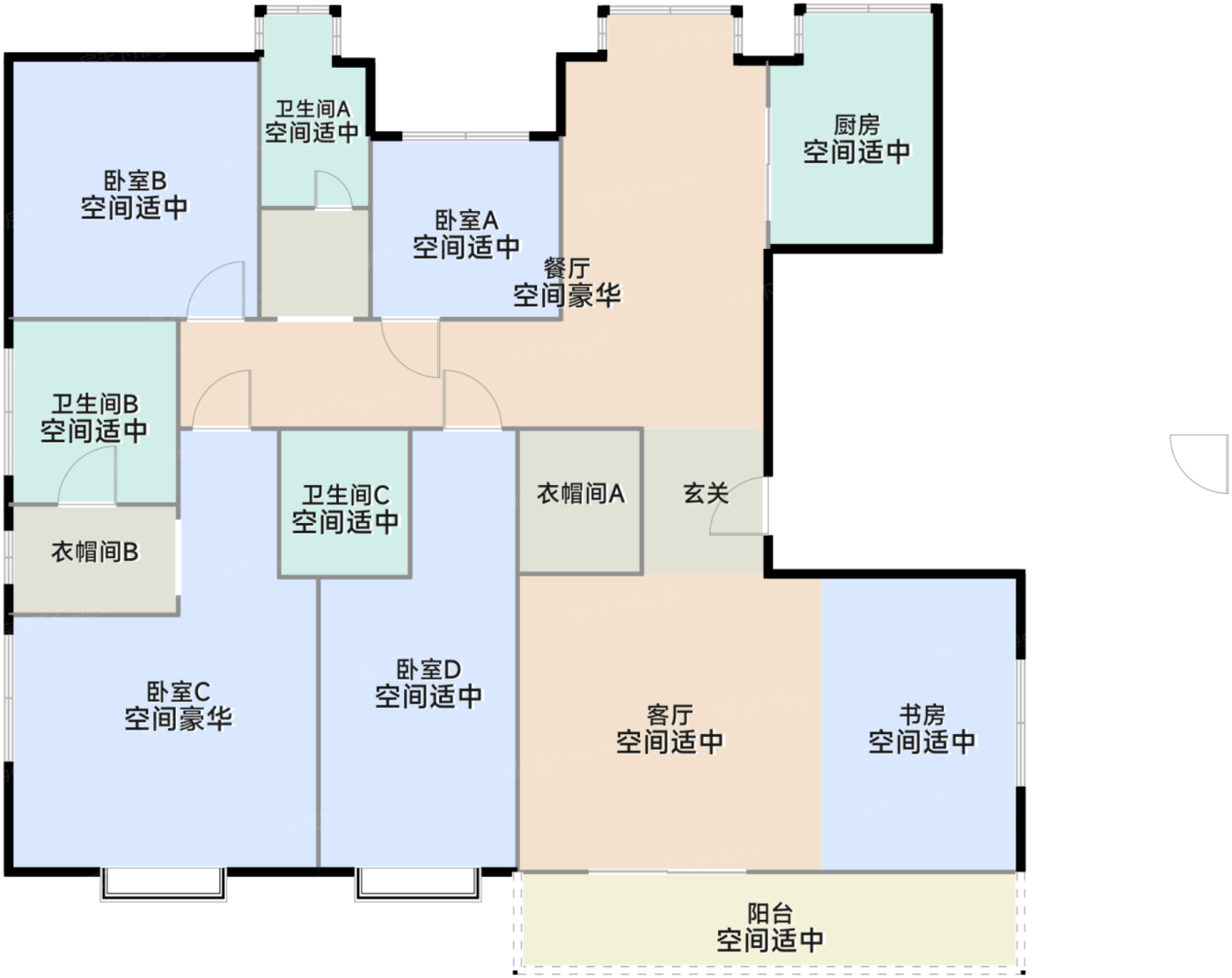 179㎡户型
