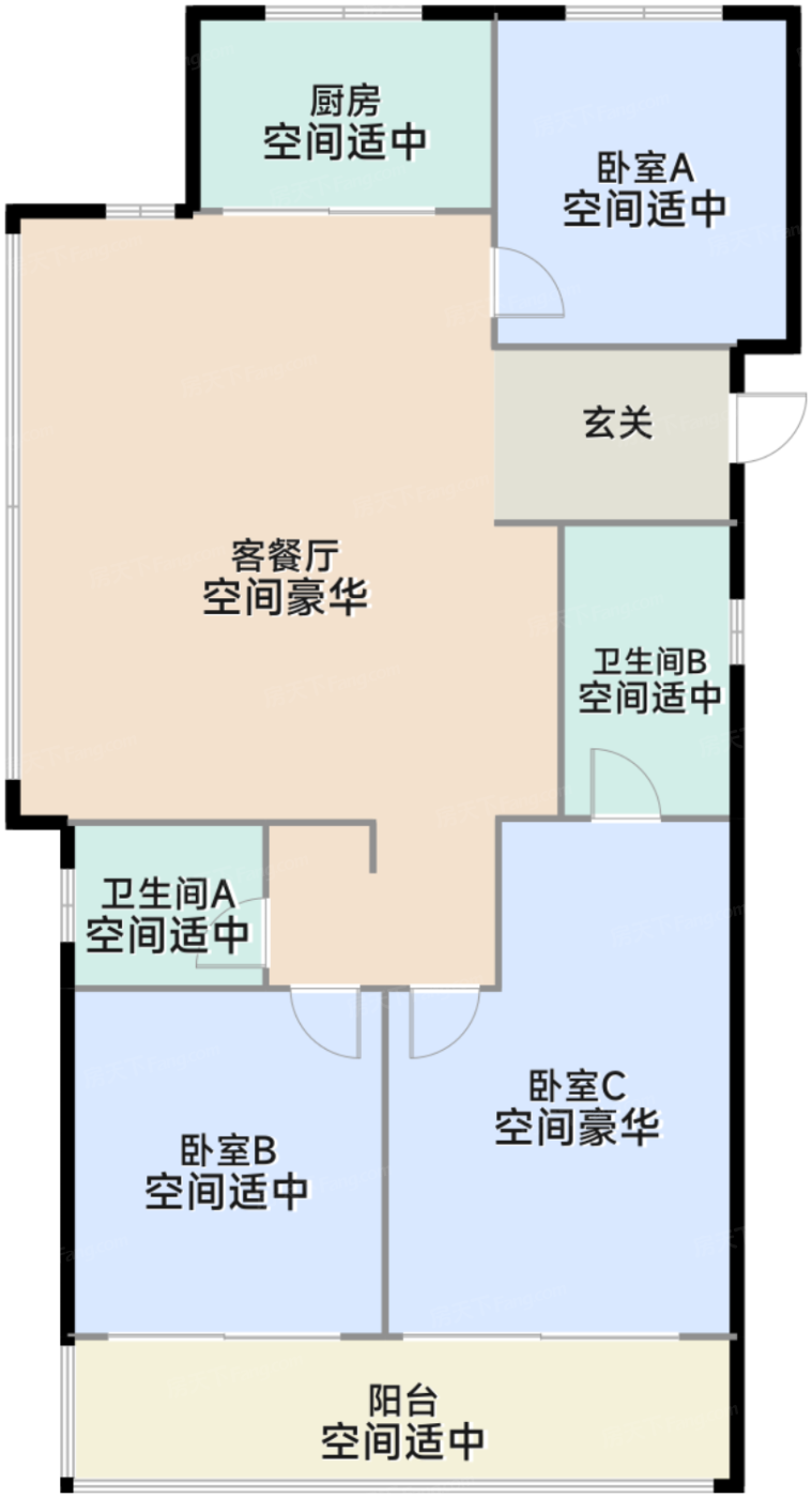 C 户型