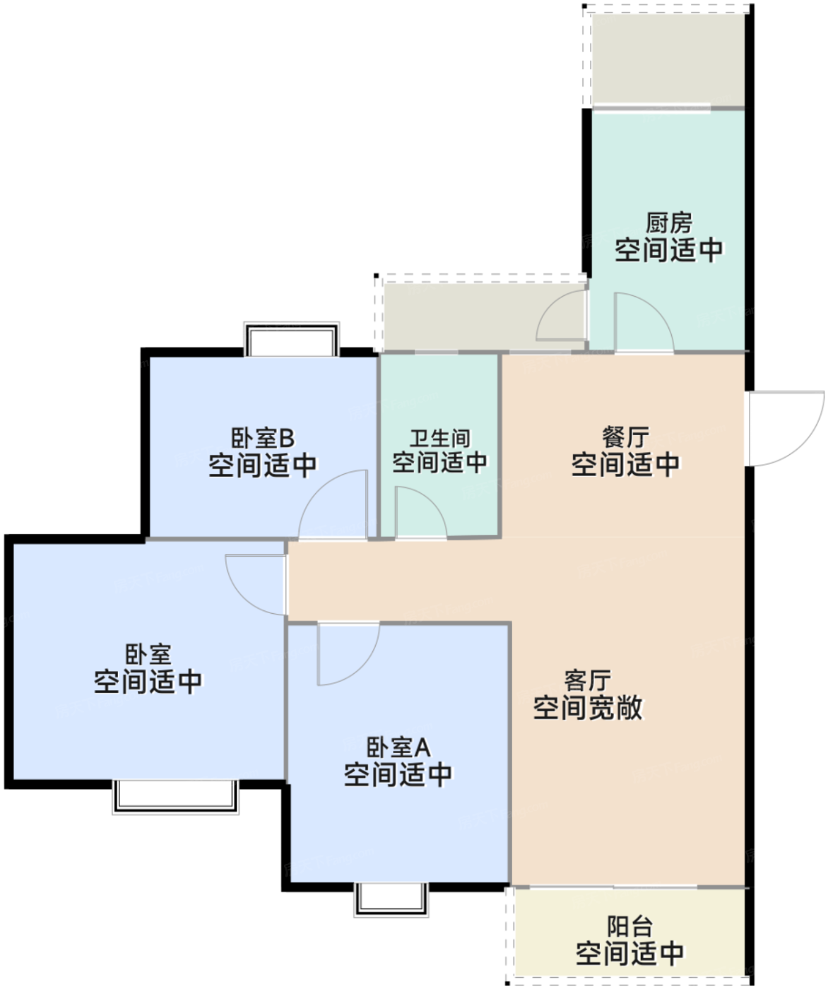 108方D户型