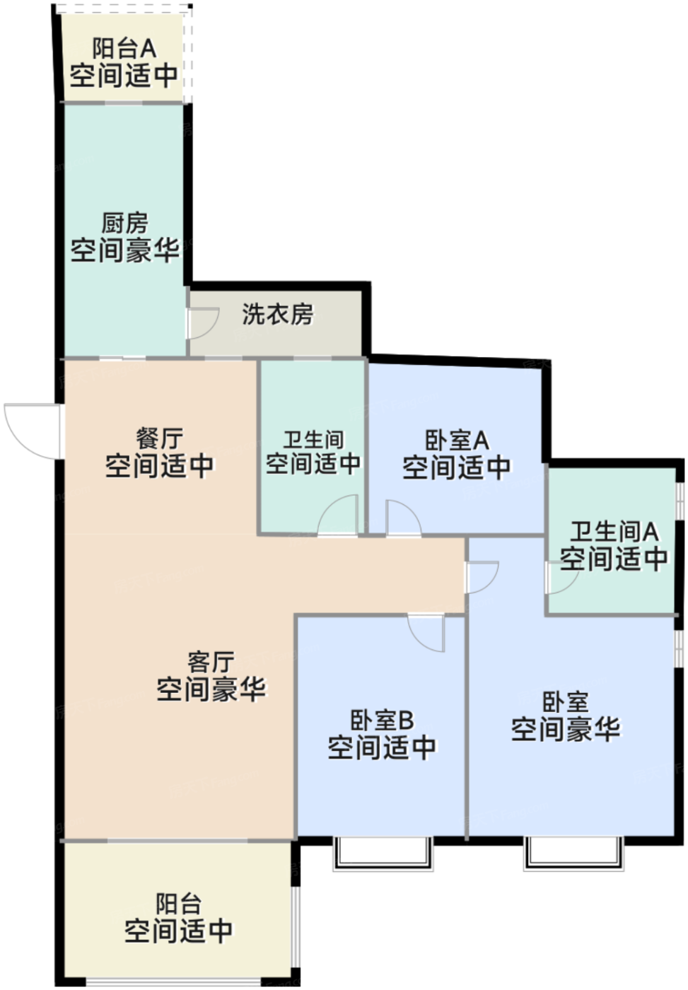 120方A户型