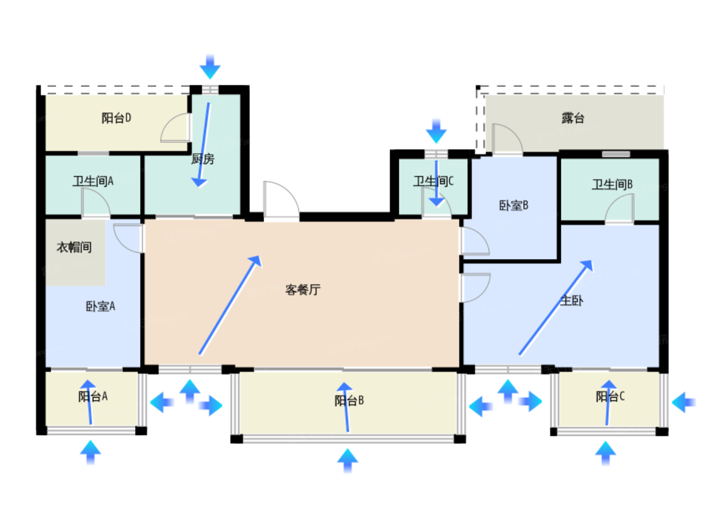 叠墅06户型139㎡
