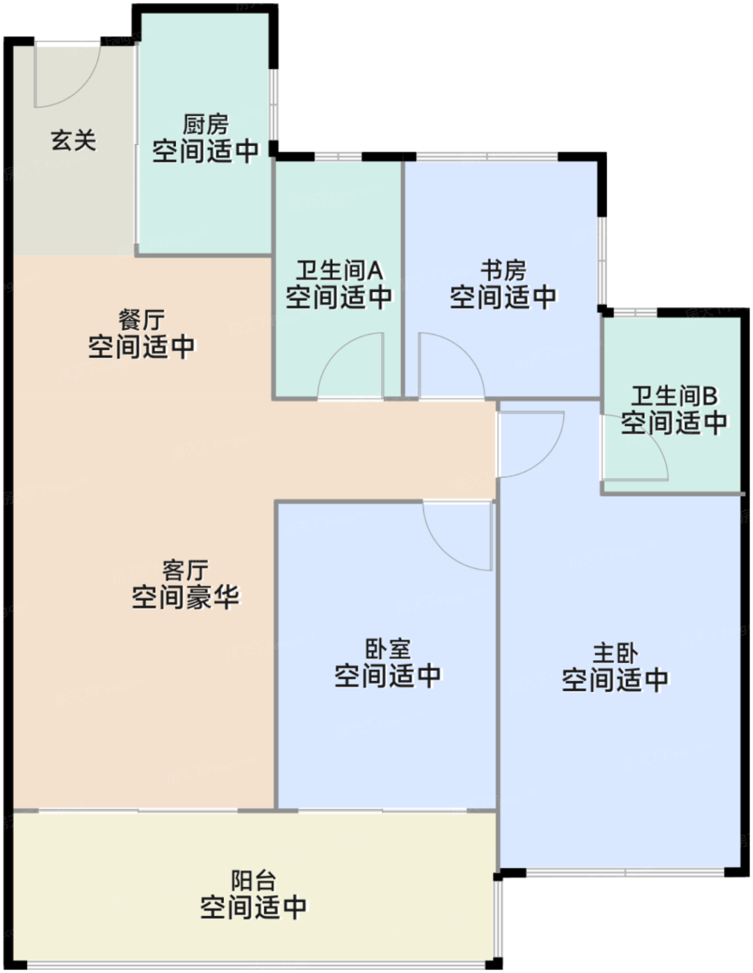 B户型98㎡