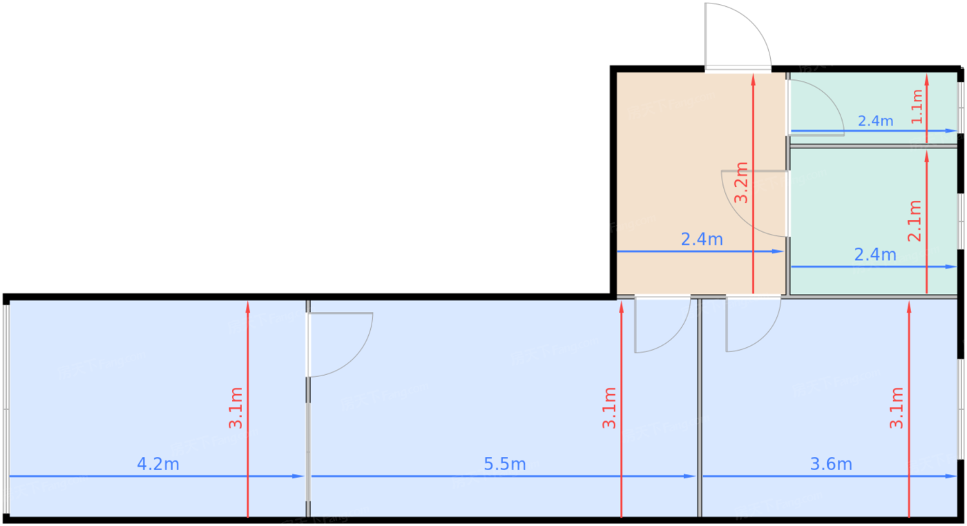 127㎡四室两厅两卫