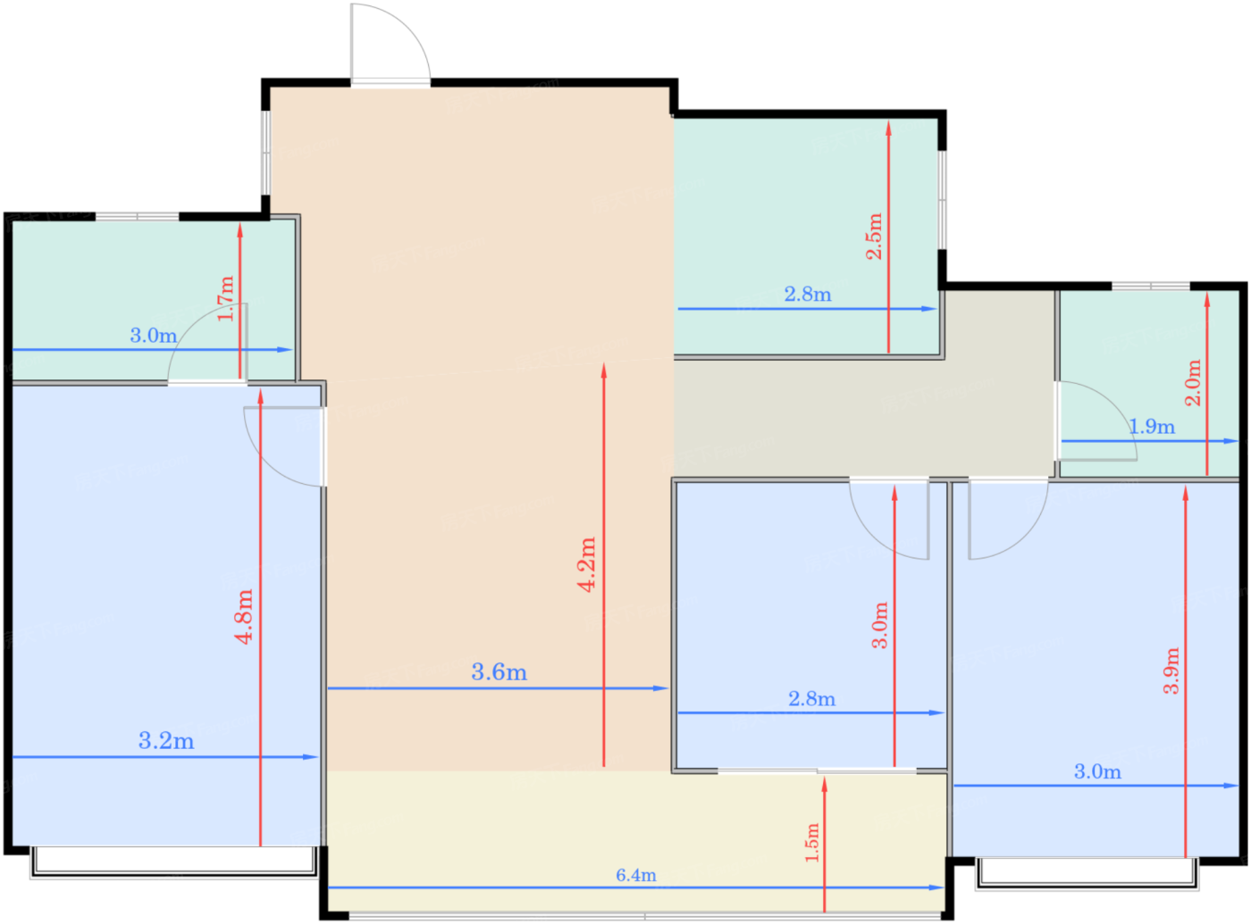 109方户型过程搞