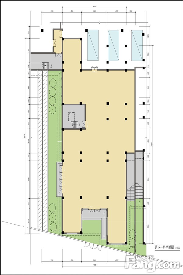 一期6号楼A1户型图