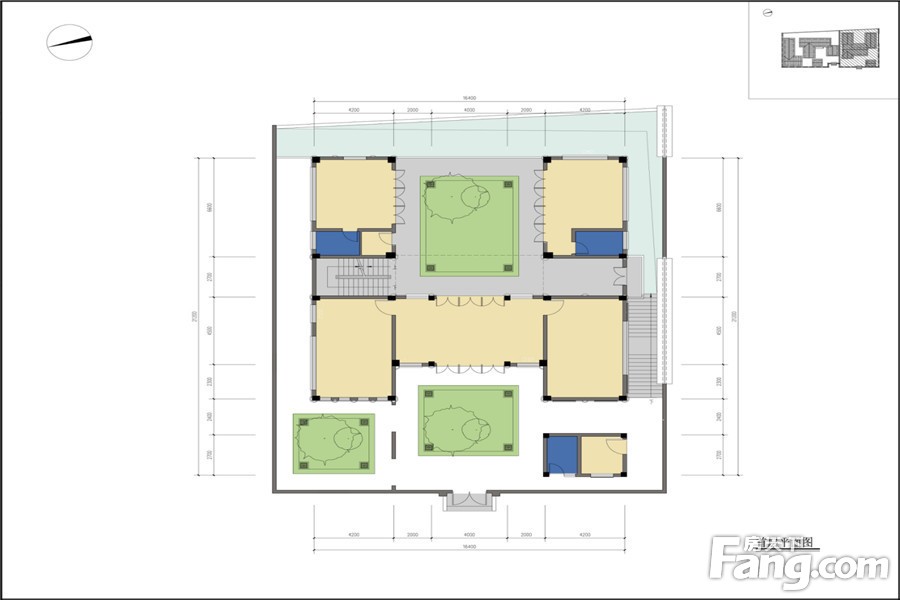一期3号楼A4户型图
