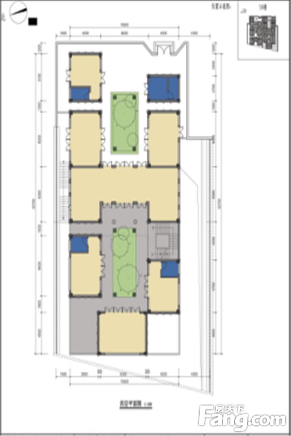 一期5号楼A2户型图