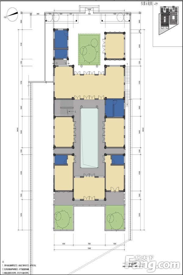 一期7号楼A1户型图