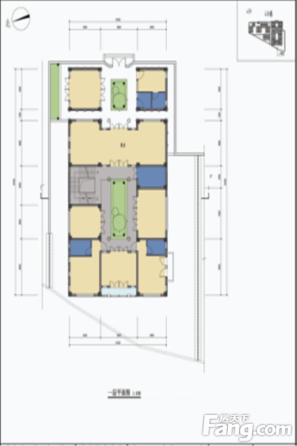 一期4号楼A2户型图