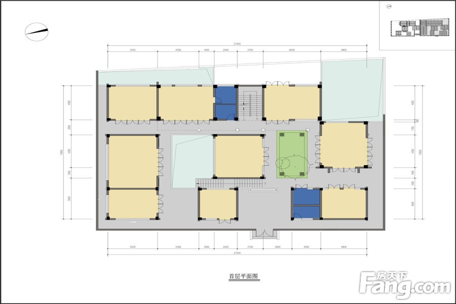 一期3号楼A2户型图
