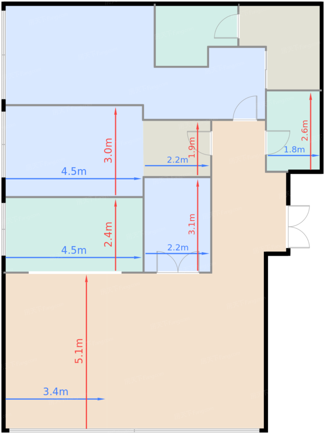 E-169㎡三室两厅两卫
