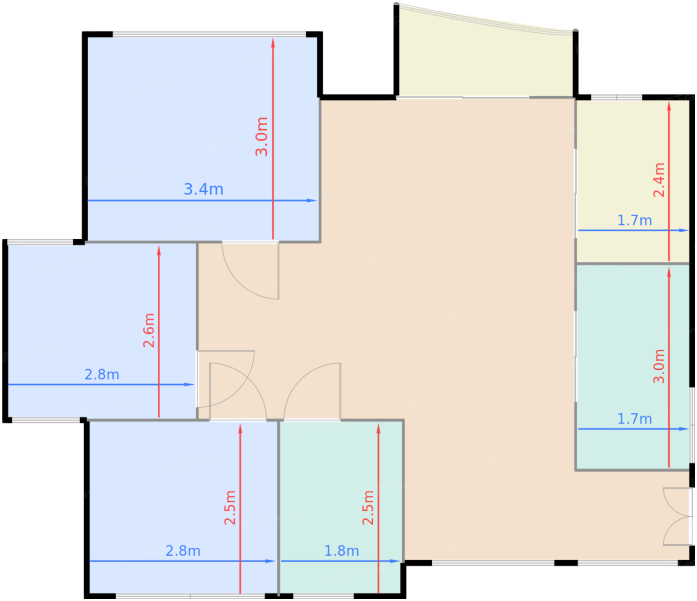13/16#标准层B6户型