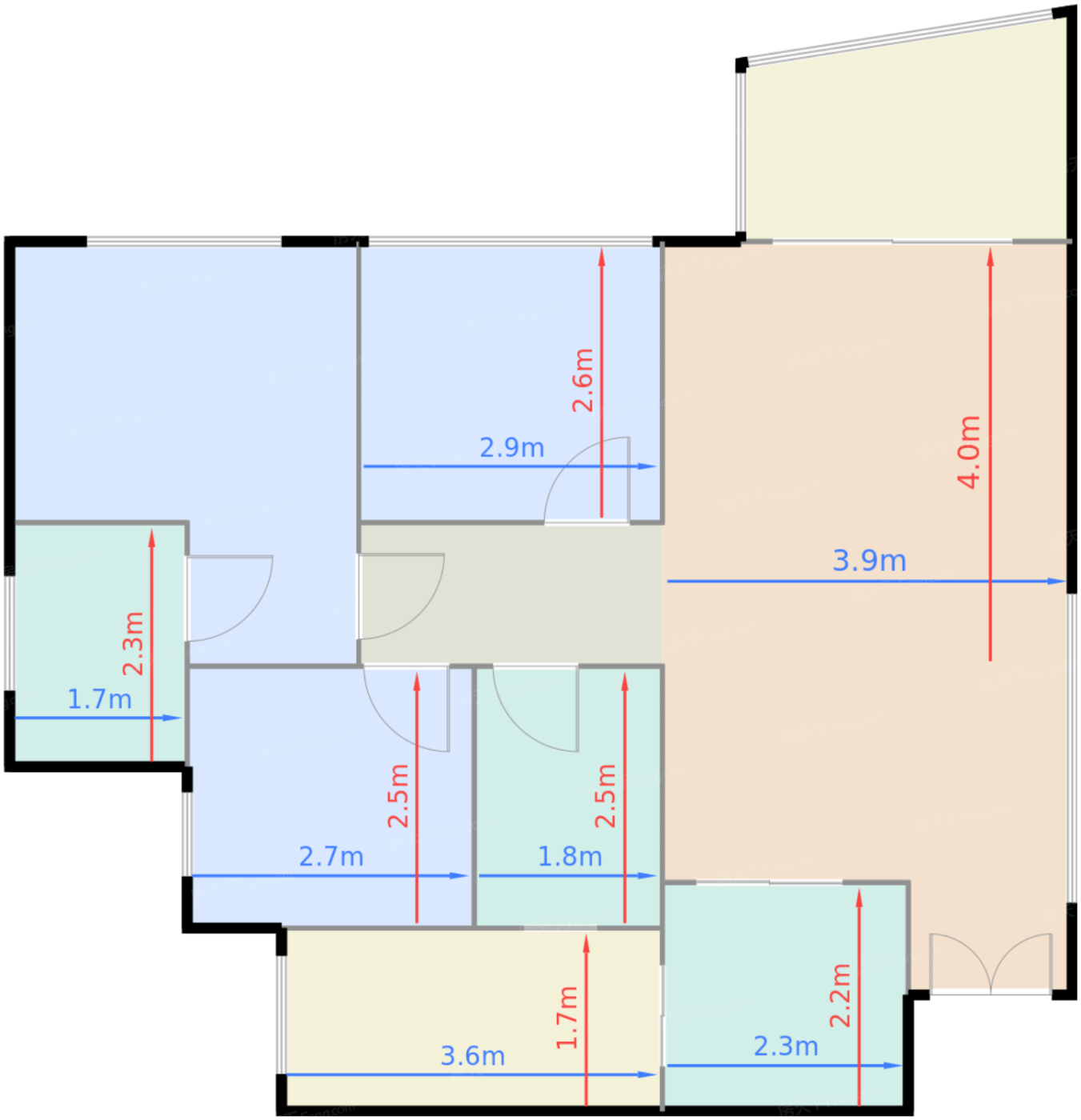 13/16#标准层A1户型