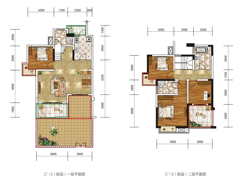 二期9号楼标准层C3户型【售罄】