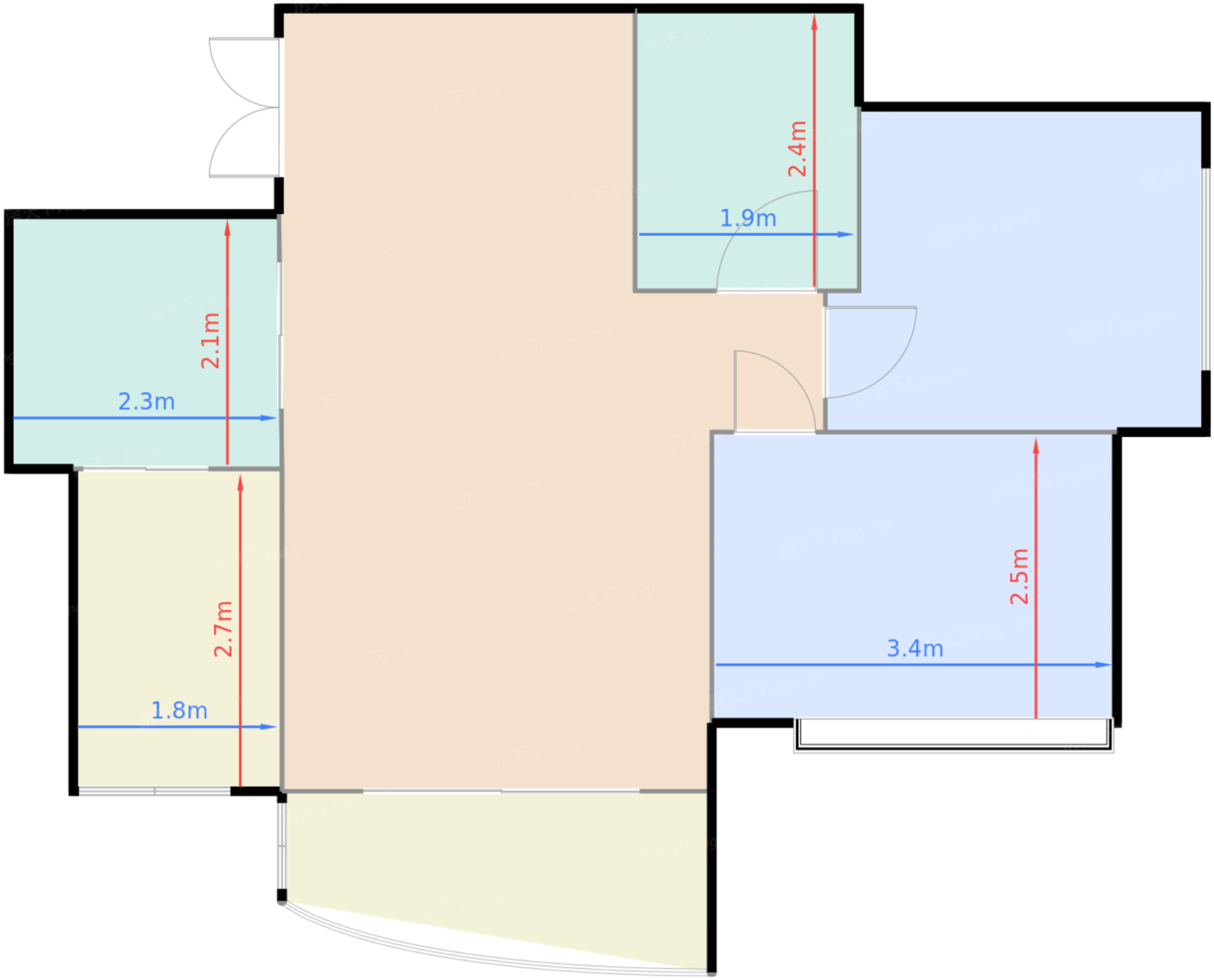 13/16#标准层B3户型