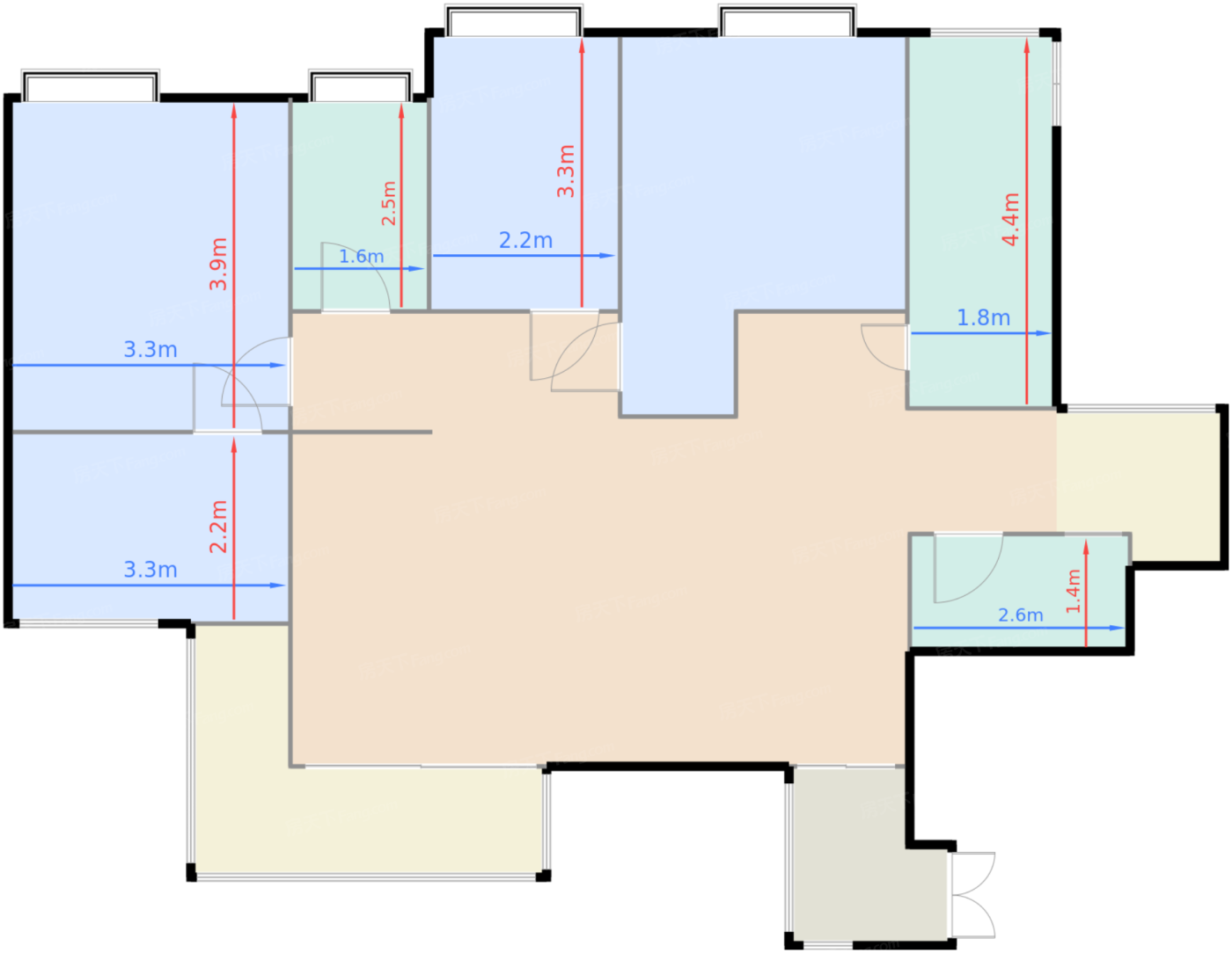 一期7号楼B1户型