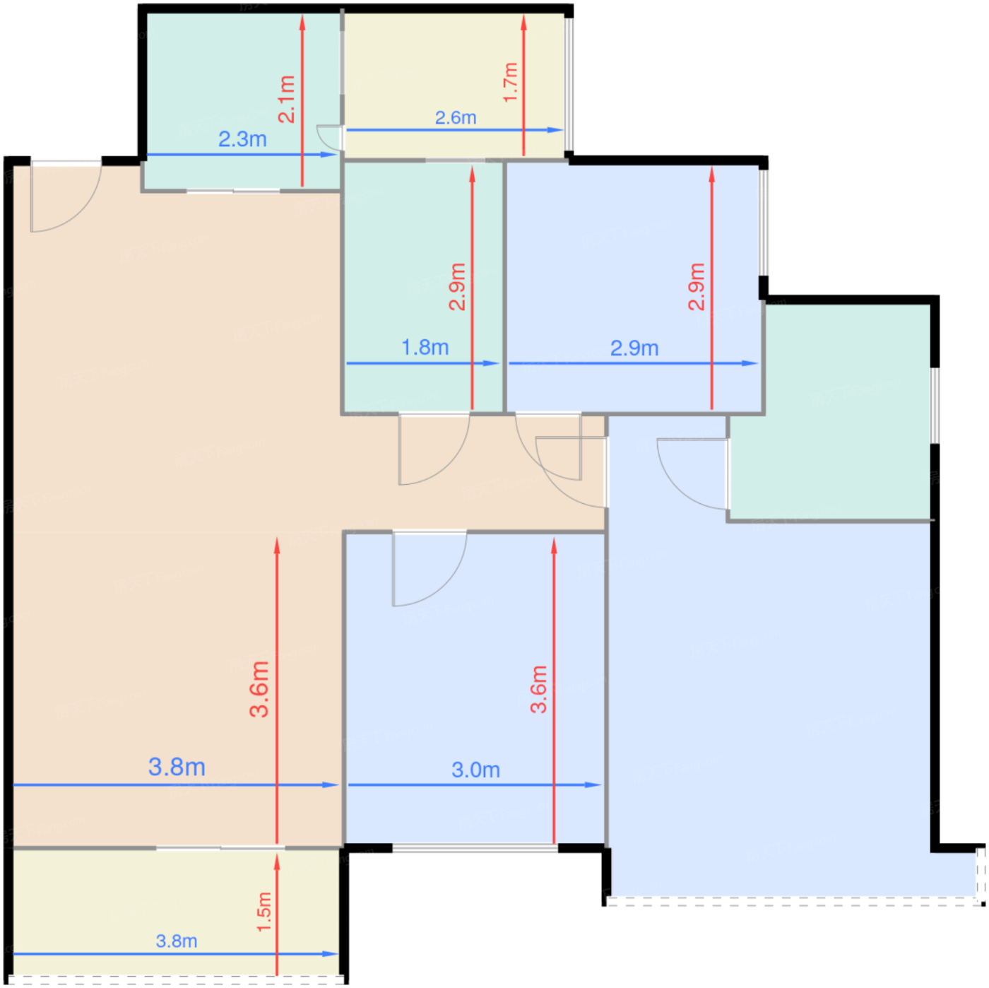 3、4、5、6#18-26层G户型