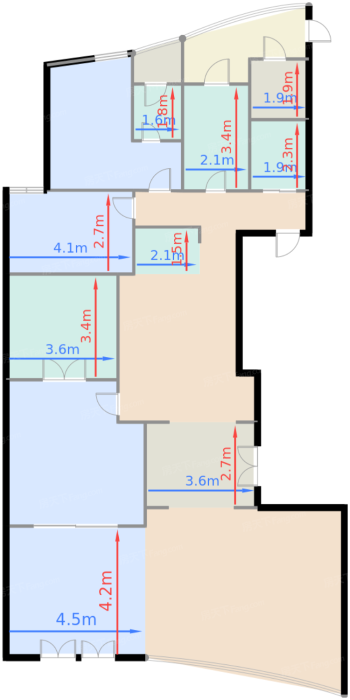 5号楼标准层A3户型
