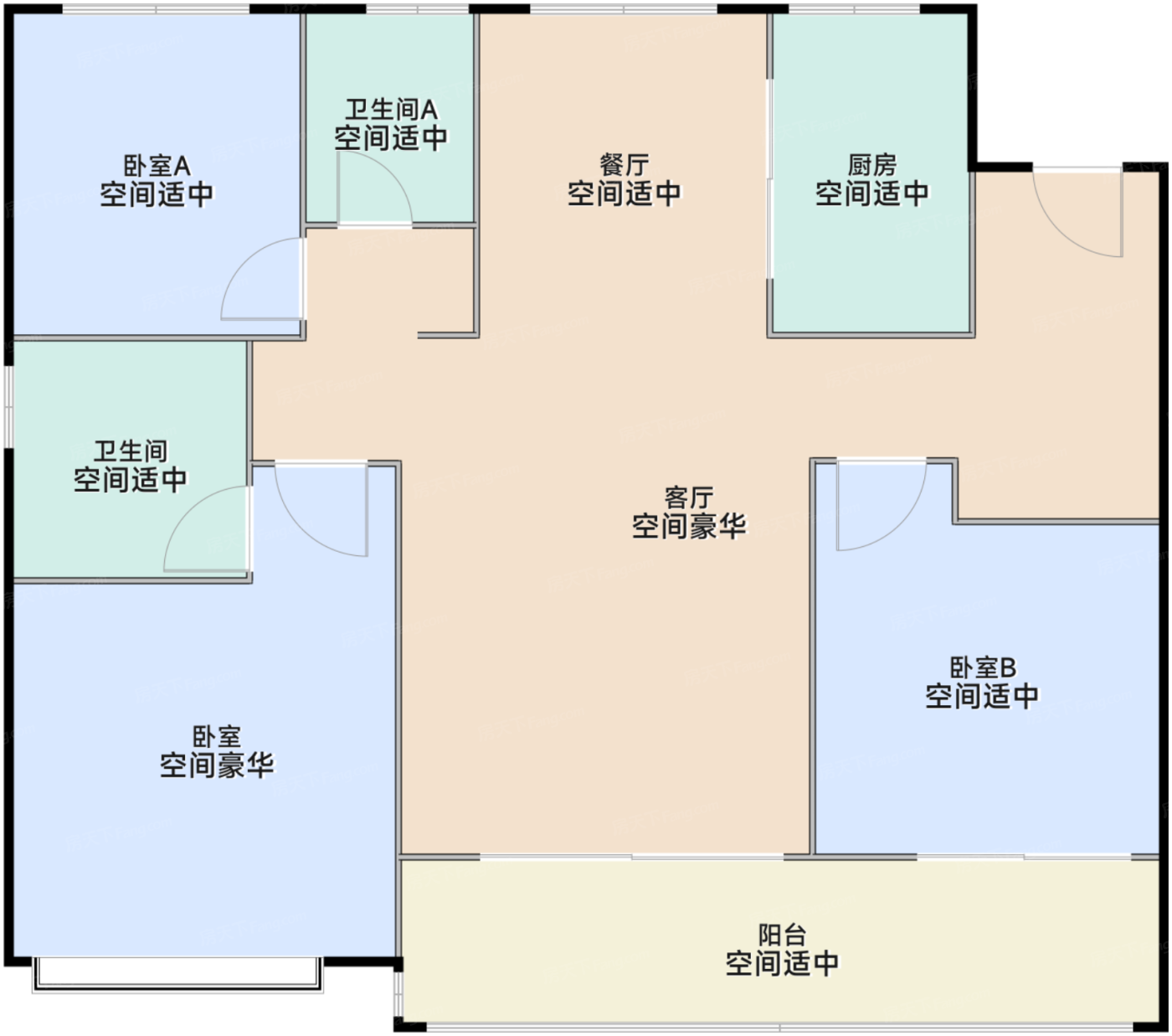 115、122平三房两厅两卫