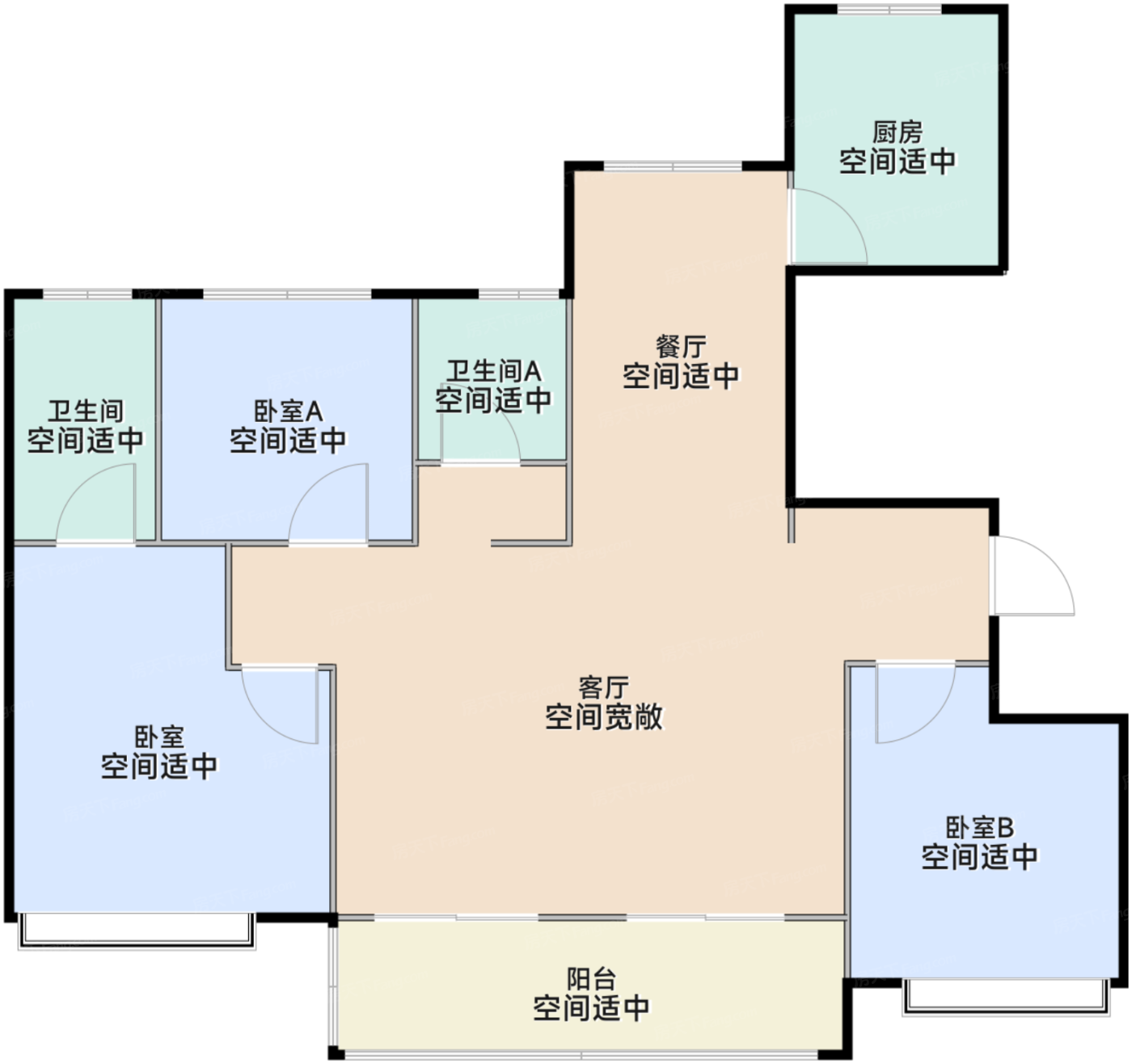 129、133平三房两厅两卫