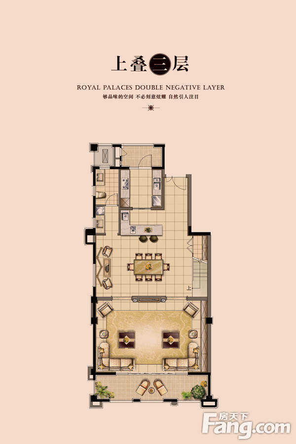 上叠加别墅建筑280-330平