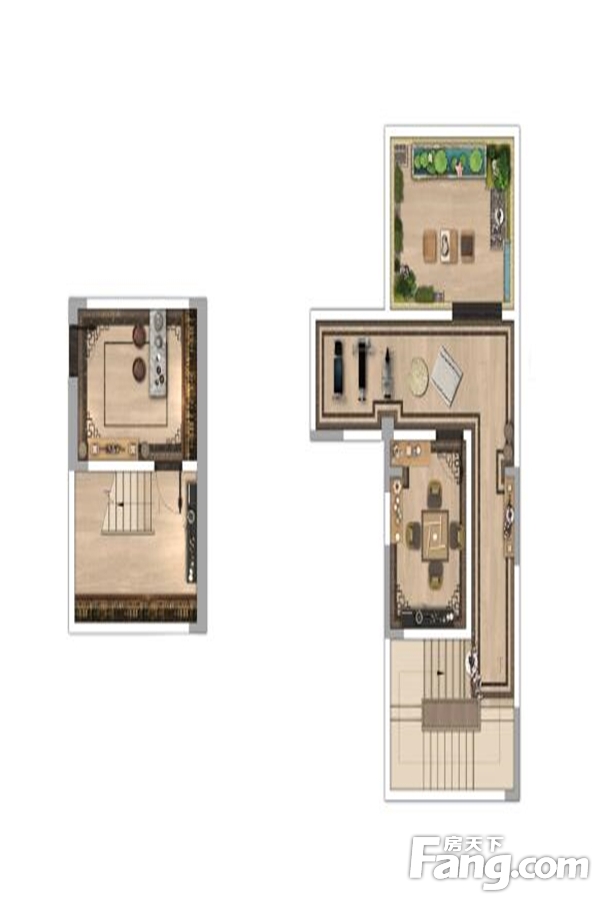 154㎡左右上叠户型