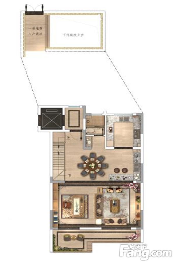 154㎡左右上叠户型