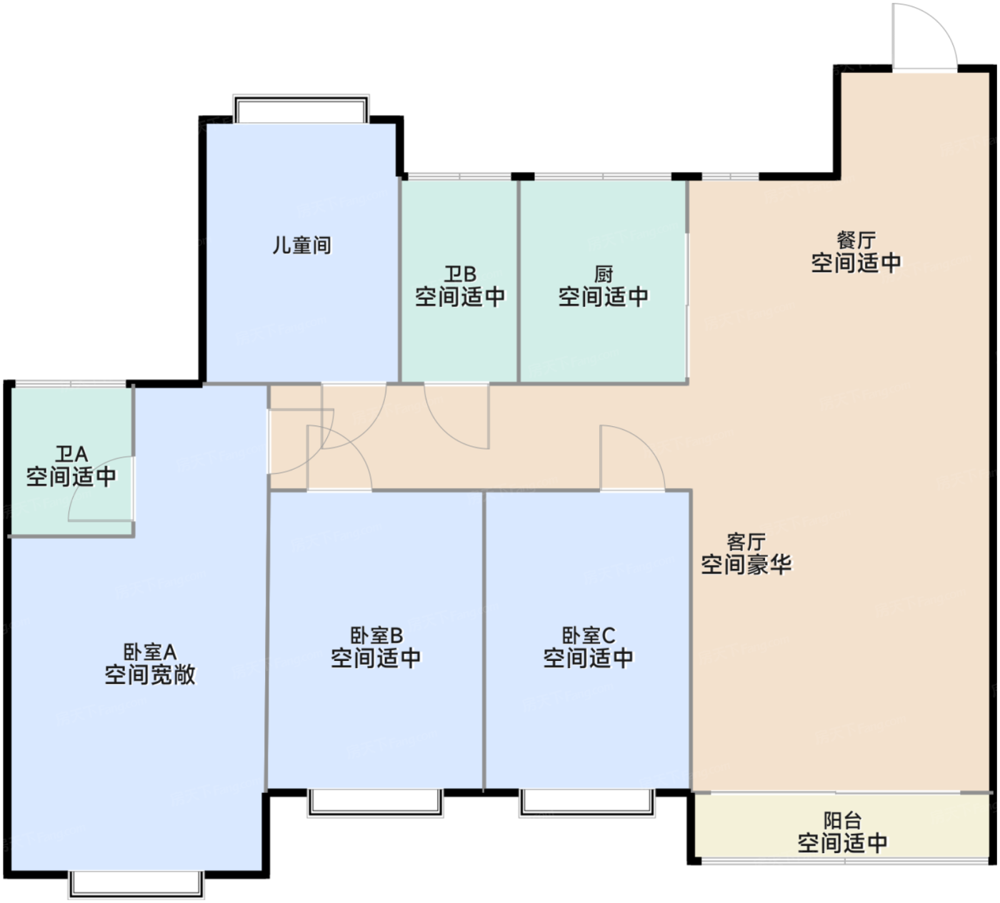 珑悦127四室两厅两卫