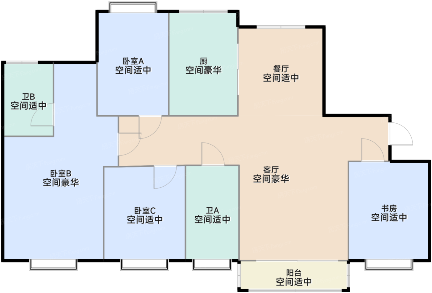 玺悦143平四室两厅两卫