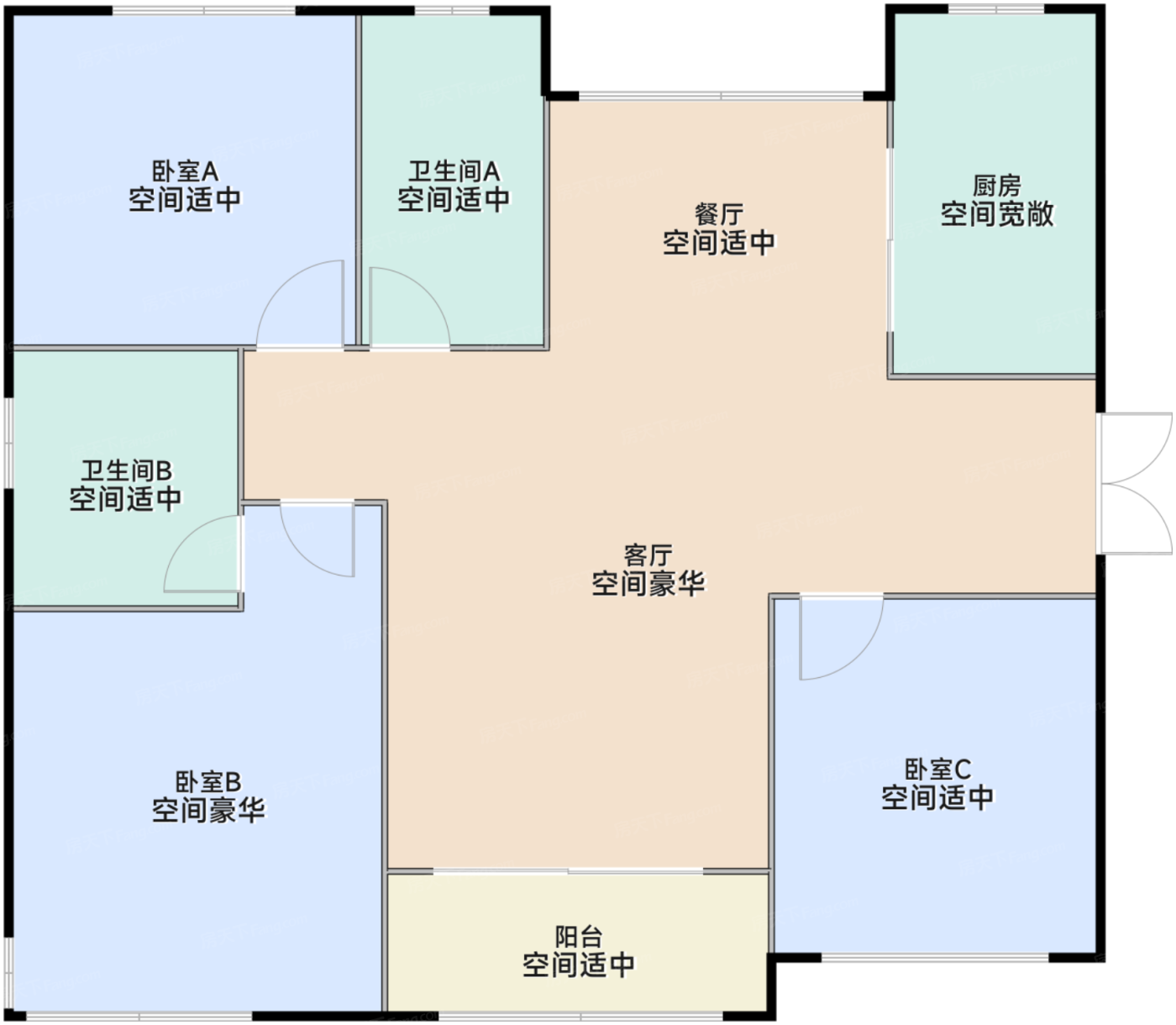 公寓-135㎡-锦檀