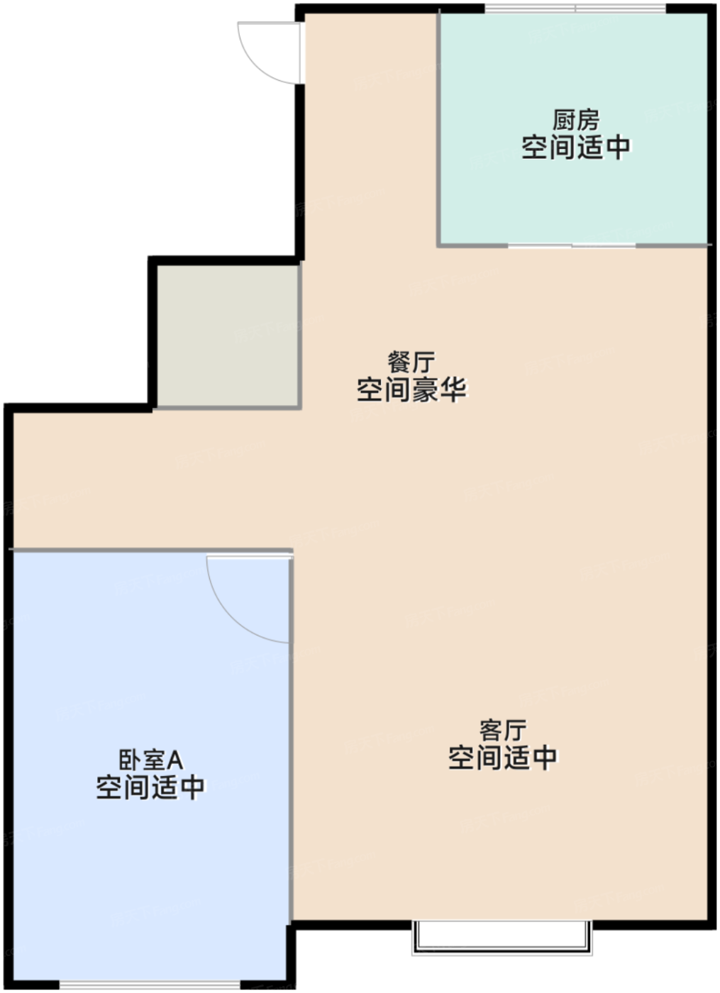 中叠中间套户型