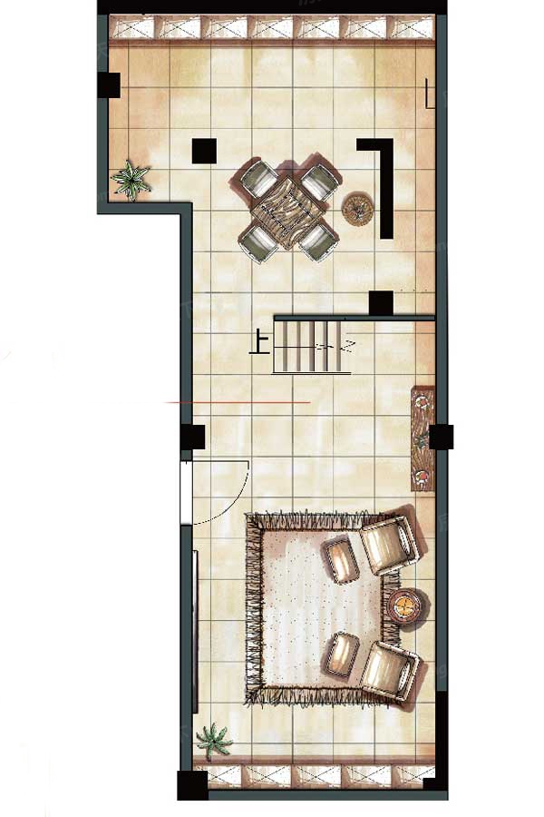 六叠中户下叠198-253㎡F户型