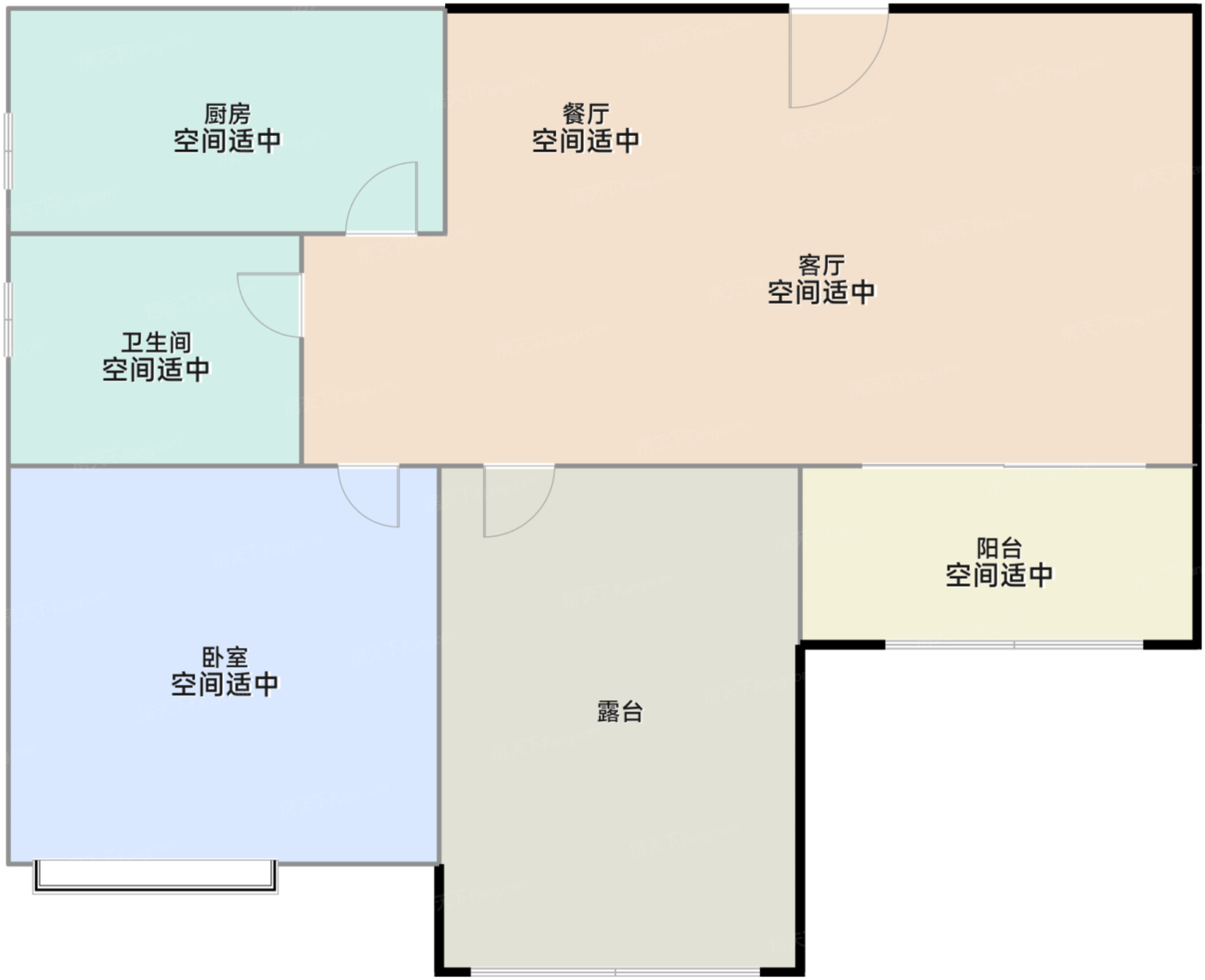 二期13#、14#、19#高层标准层B户型