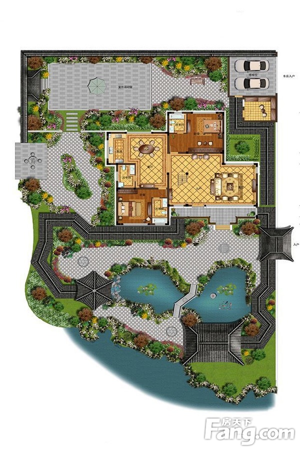 独栋349㎡52#E户型