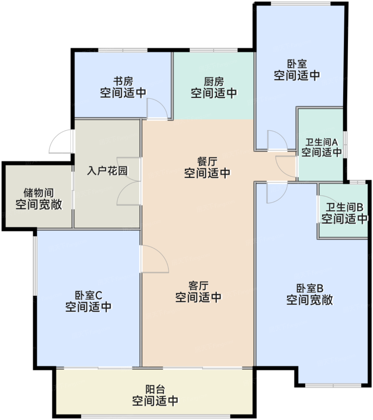 洋房25、26、28#户型