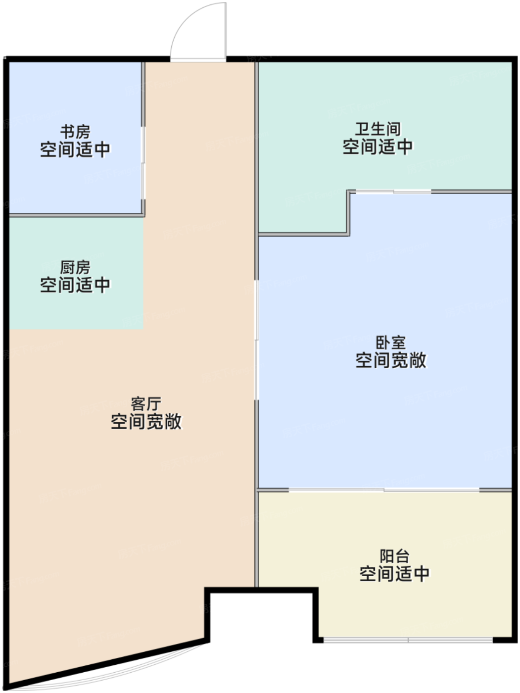 一期2/5#标准层B户型