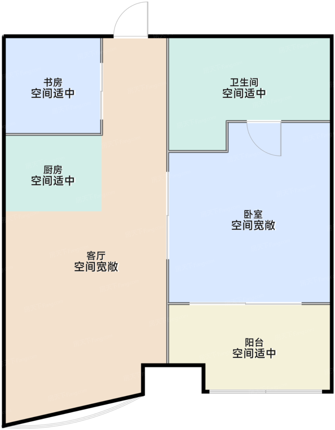 一期3#标准层B户型