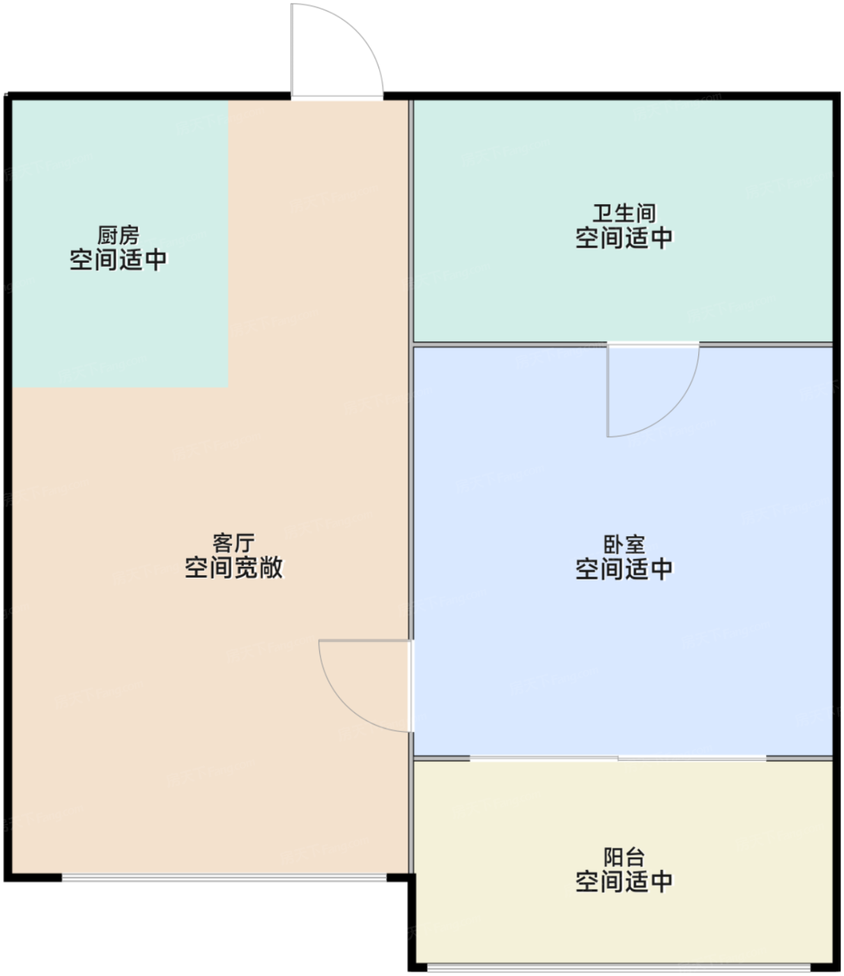 一期3#标准层D户型