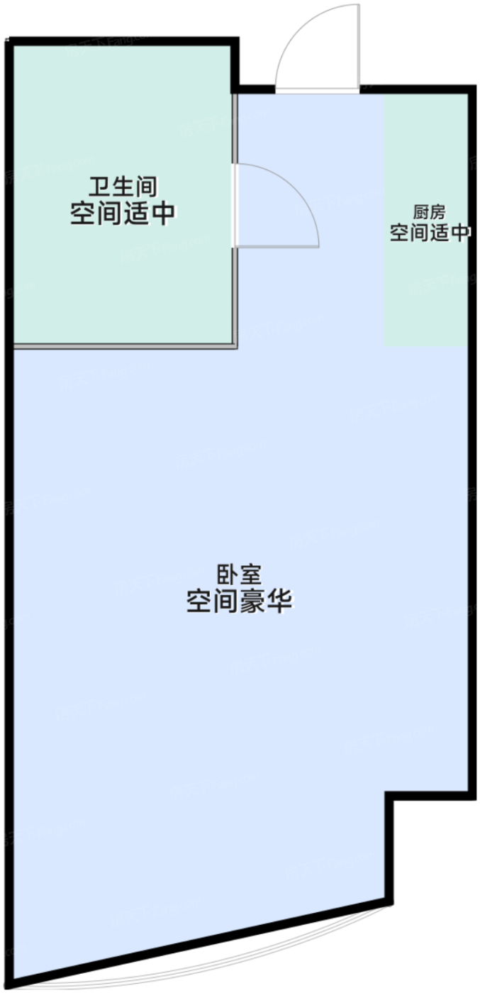 一期1#标准层B户型