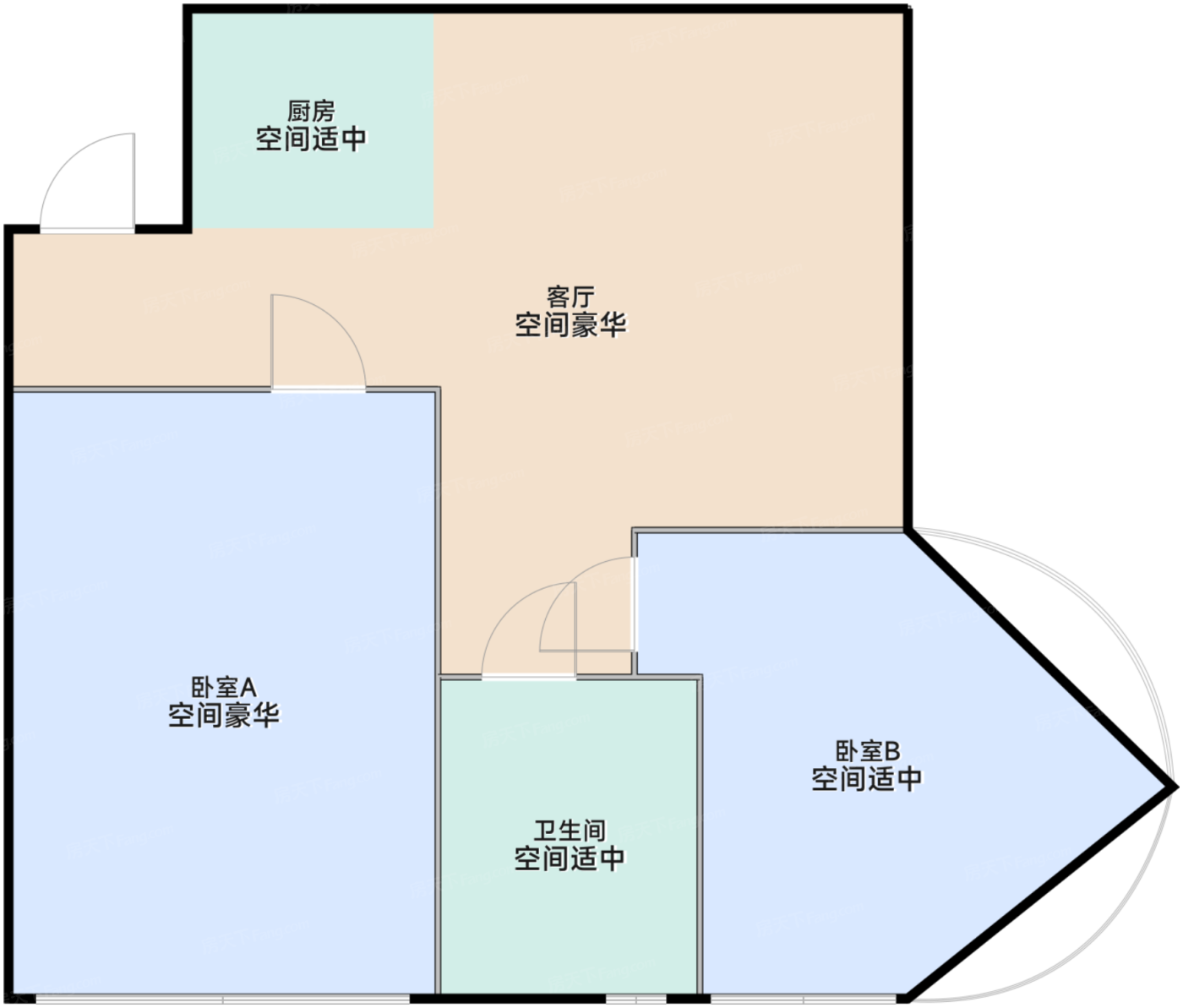 一期3#标准层A户型