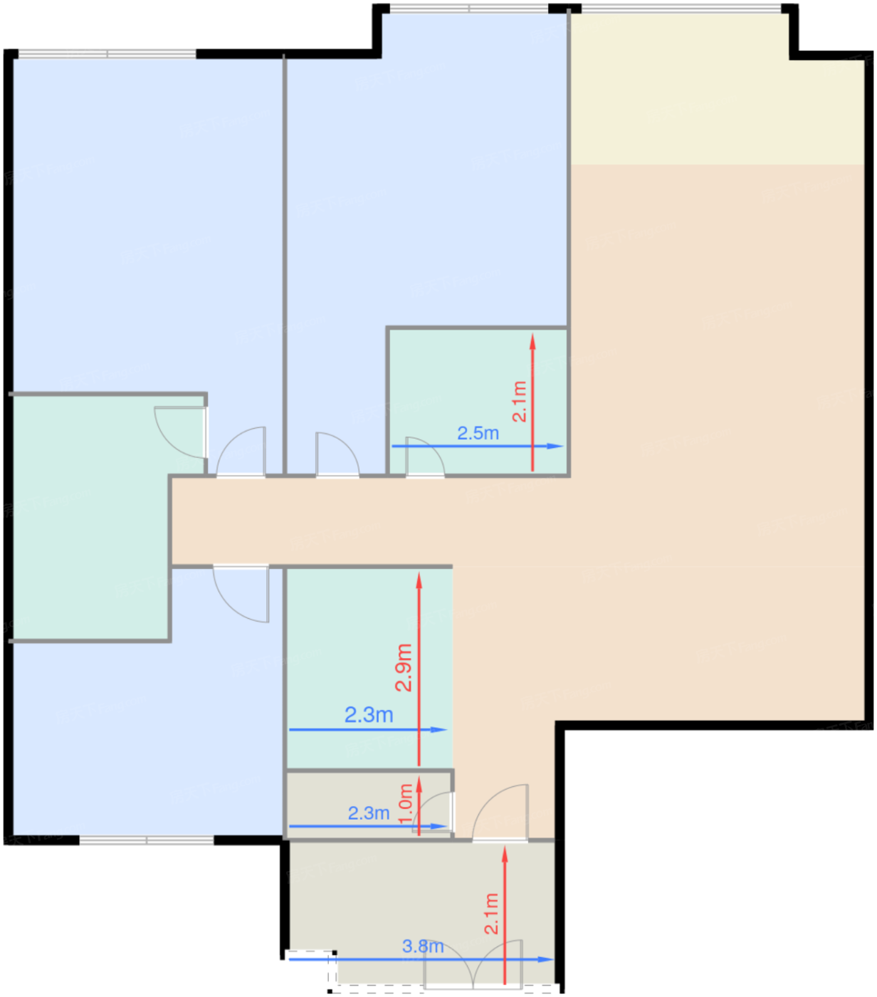 2号低区163㎡户型