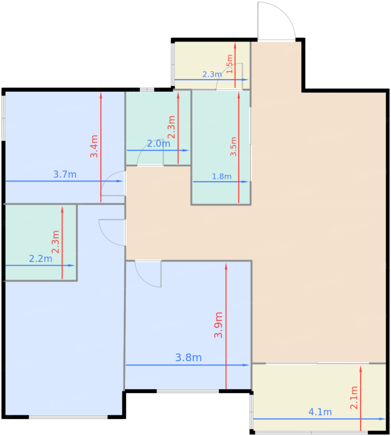 4、7、8、9栋B2户型