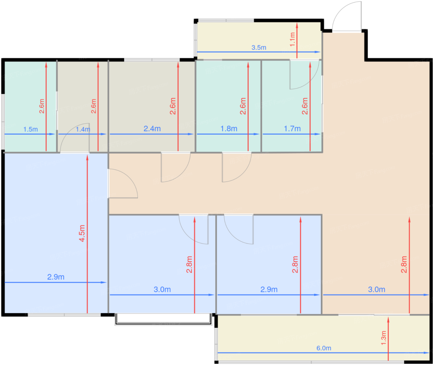 5、6、7、10栋A2户型
