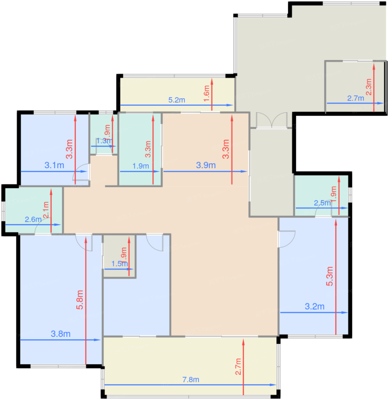182四室两厅三卫