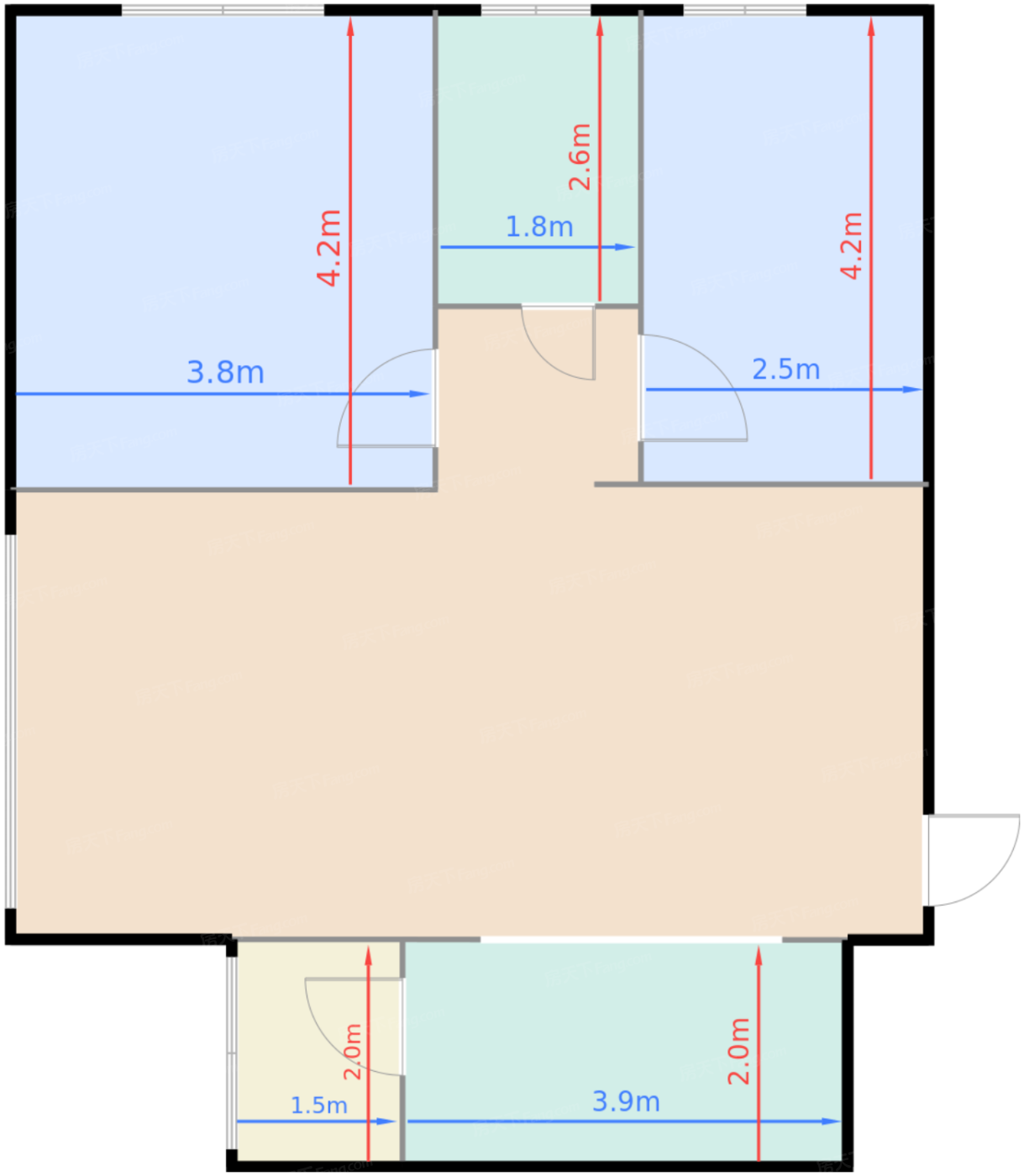 4号楼F户型标准层