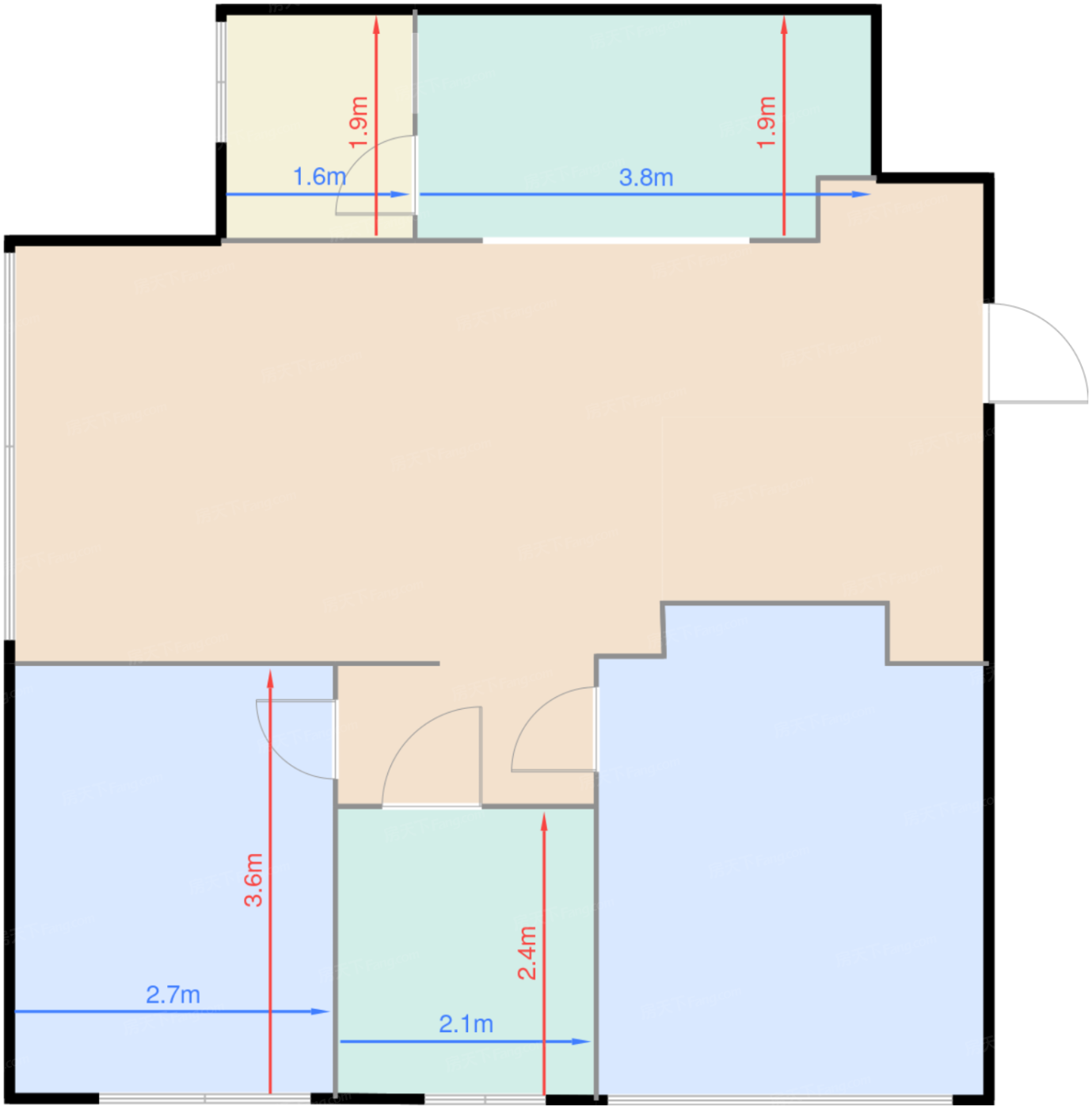 4号楼E户型标准层